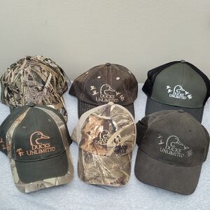 Lot of 12 Men's Ducks Unlimited Adjustable Baseball Caps